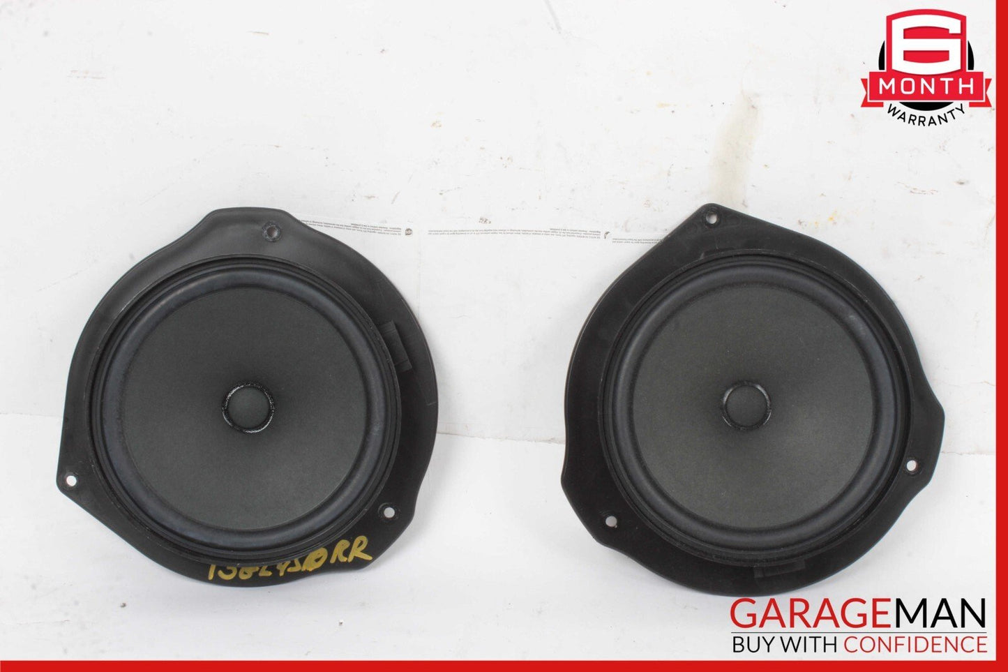 08-15 Mercedes X166 GL450 Front Right & Left Door Sound Speakers Set of 2 OEM