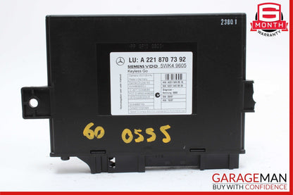 07-10 Mercedes W221 S550 CL600 S63 AMG Keyless Go Control Module Unit
