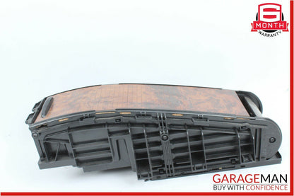 06-11 Mercedes W219 CLS500 Rear Center Console Armrest Arm Rest Storage Wood OEM
