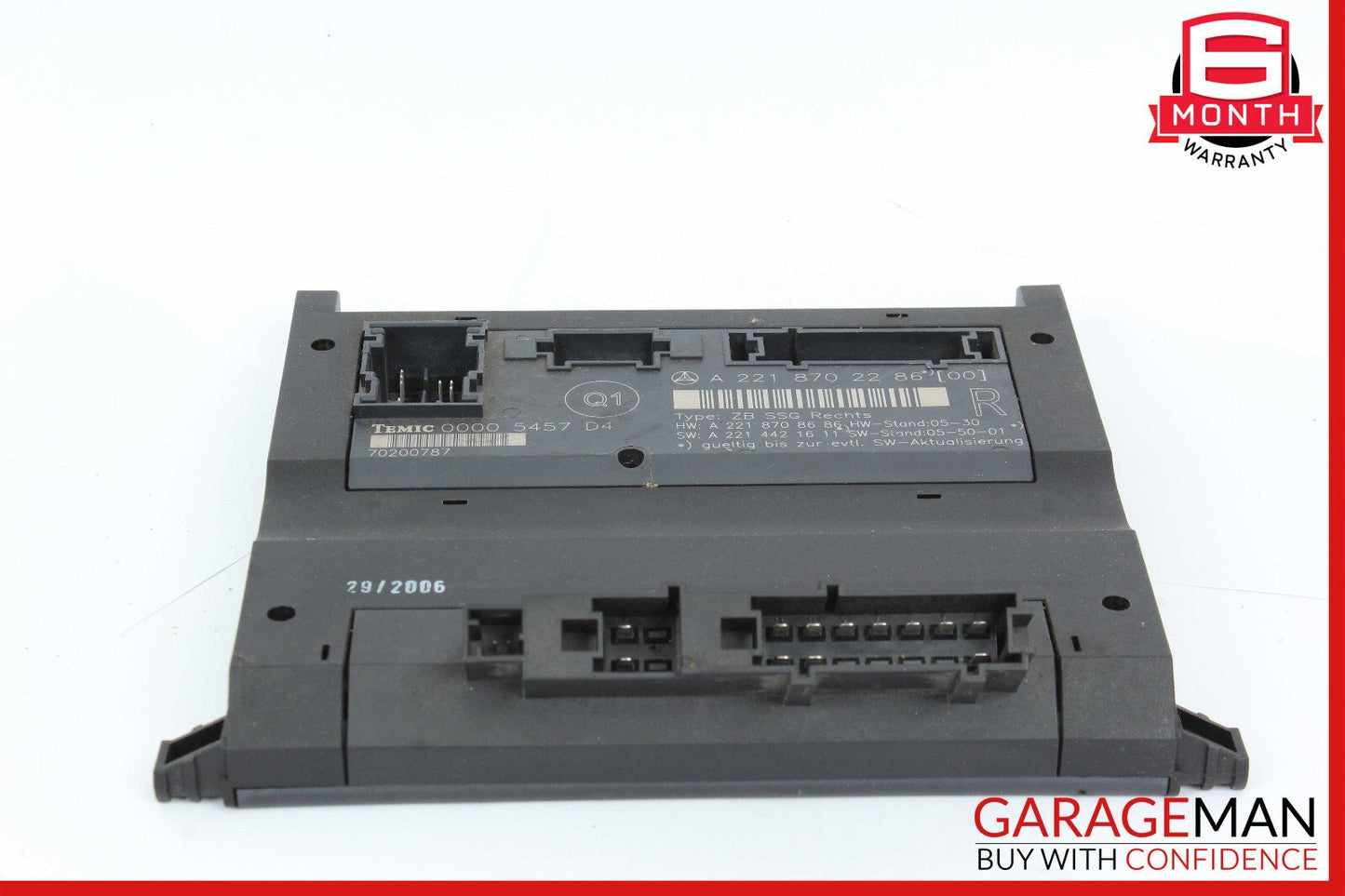 07-13 Mercedes W221 S550 Front Right Side Under Seat Control Unit OEM
