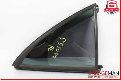 07-13 Mercedes W221 S550 S63 AMG Rear Right Passenger Side Quarter Window Glass