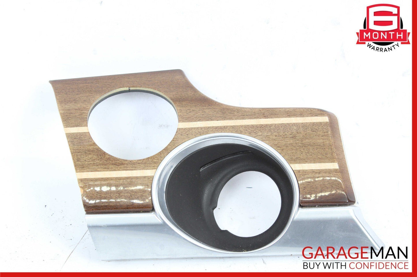 10-16 Porsche Panamera 970 Left Dash Ignition Trim Cover Panel Bezel Wood