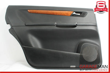 06-10 Mercedes W251 R350 Rear Left Side Complete Interior Door Panel Cover Black
