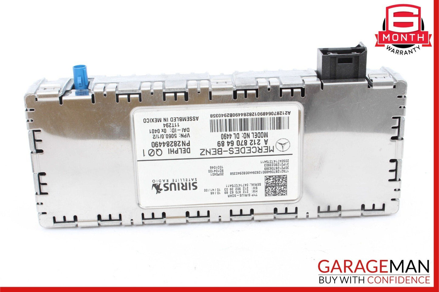 12-15 Mercedes SLK350 GLK350 E350 Sirius Satellite Radio Receiver Control Module