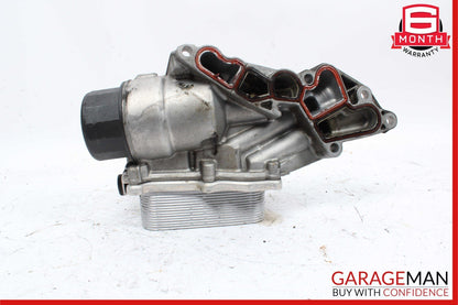 05-13 Mercedes W164 ML350 E350 M272 Engine Oil Filter Cooler Housing 2721800410