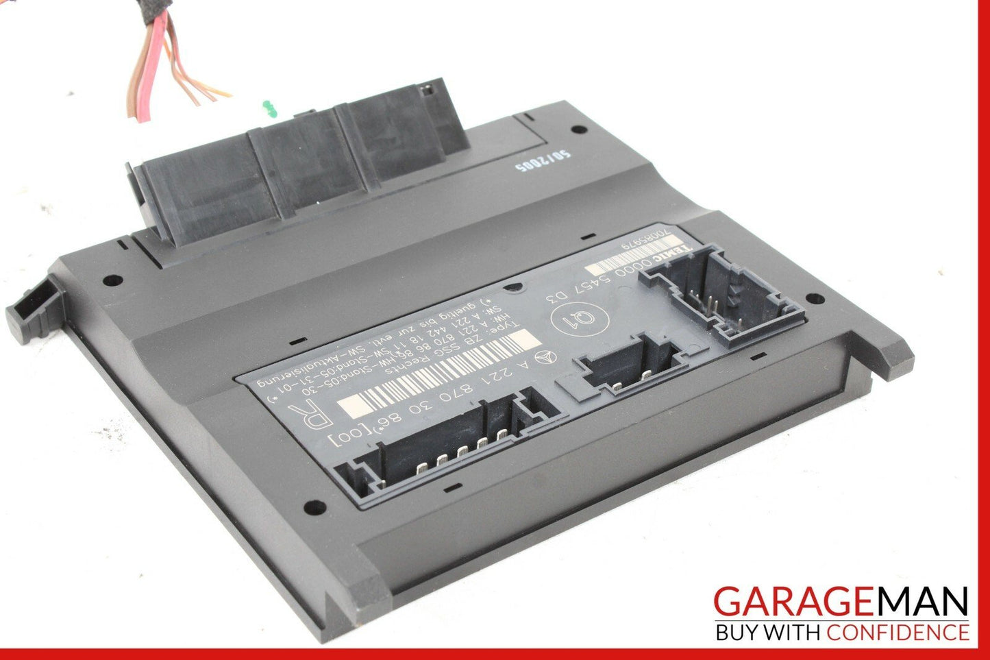 07-09 Mercedes W221 S550 Front Right Passenger Side Under Seat Control Module