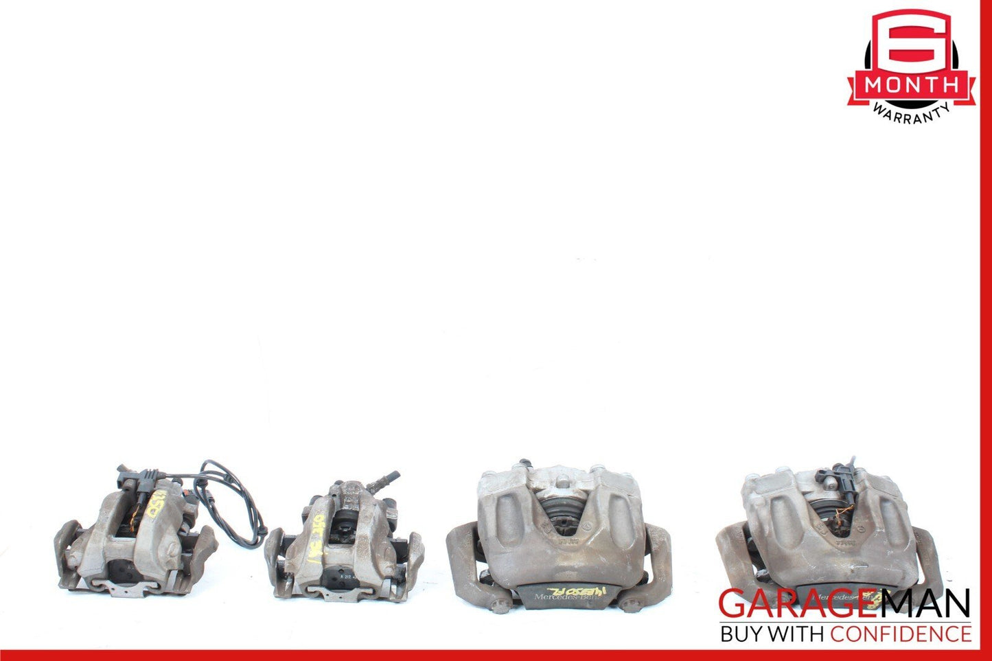 08-18 Mercedes W212 E350 CLS400 Complete Front and Rear Brake Calipers Set of 4