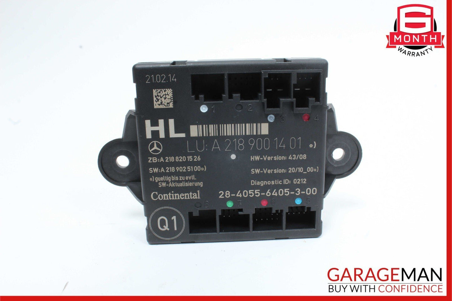 08-18 Mercedes C250 C300 GLK350 CLS550 Rear Left Side Door Control Module Unit