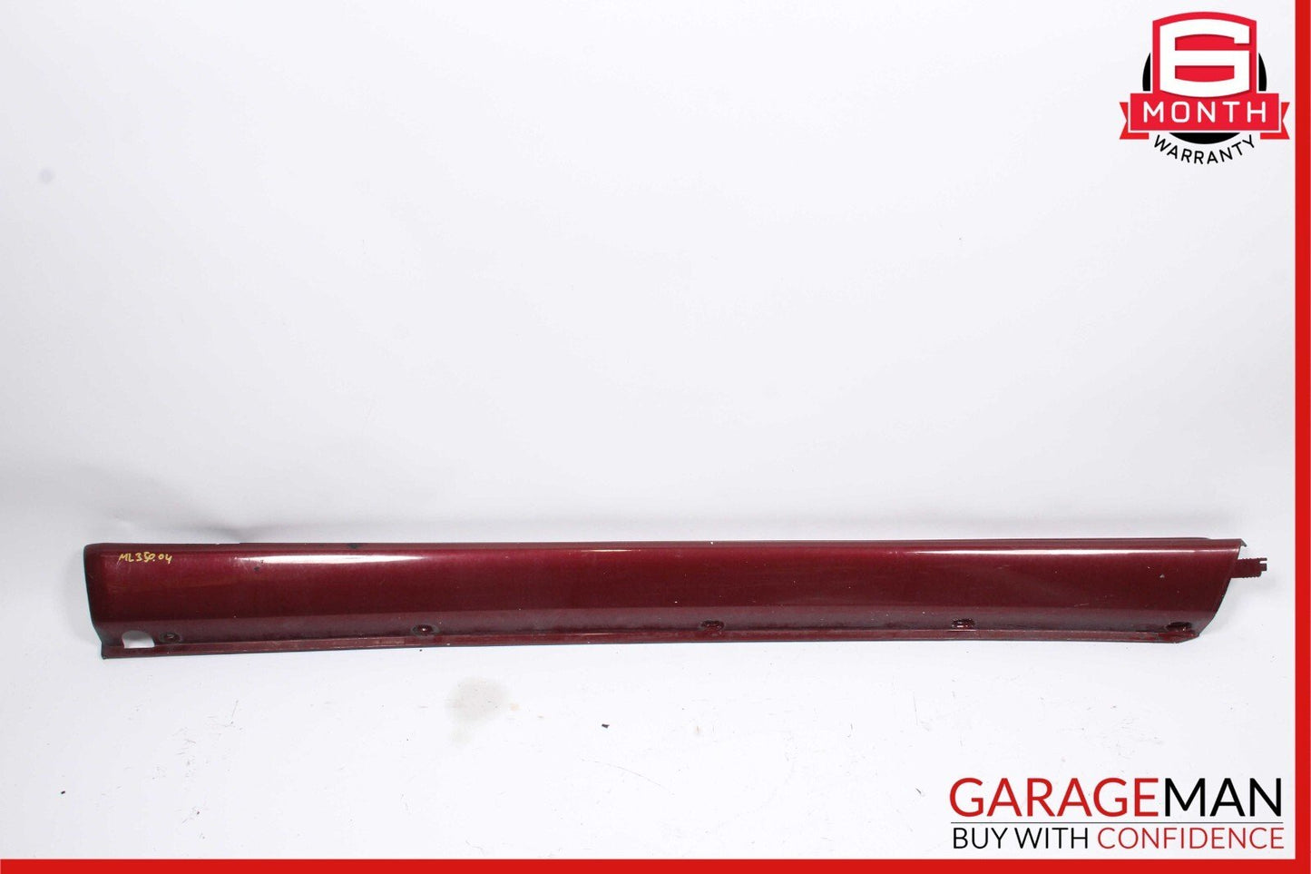 98-05 Mercedes W163 ML350 Base Right Side Rocker Skirt Molding Titanite Red
