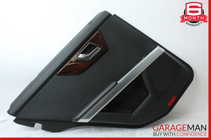 10-15 Mercedes X204 GLK250 GLK350 Rear Left Driver Interior Door Panel Black OEM