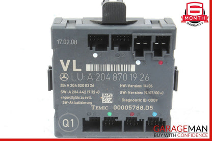 08-14 Mercedes W204 C250 C300 Front Left Side Door Control Module OEM
