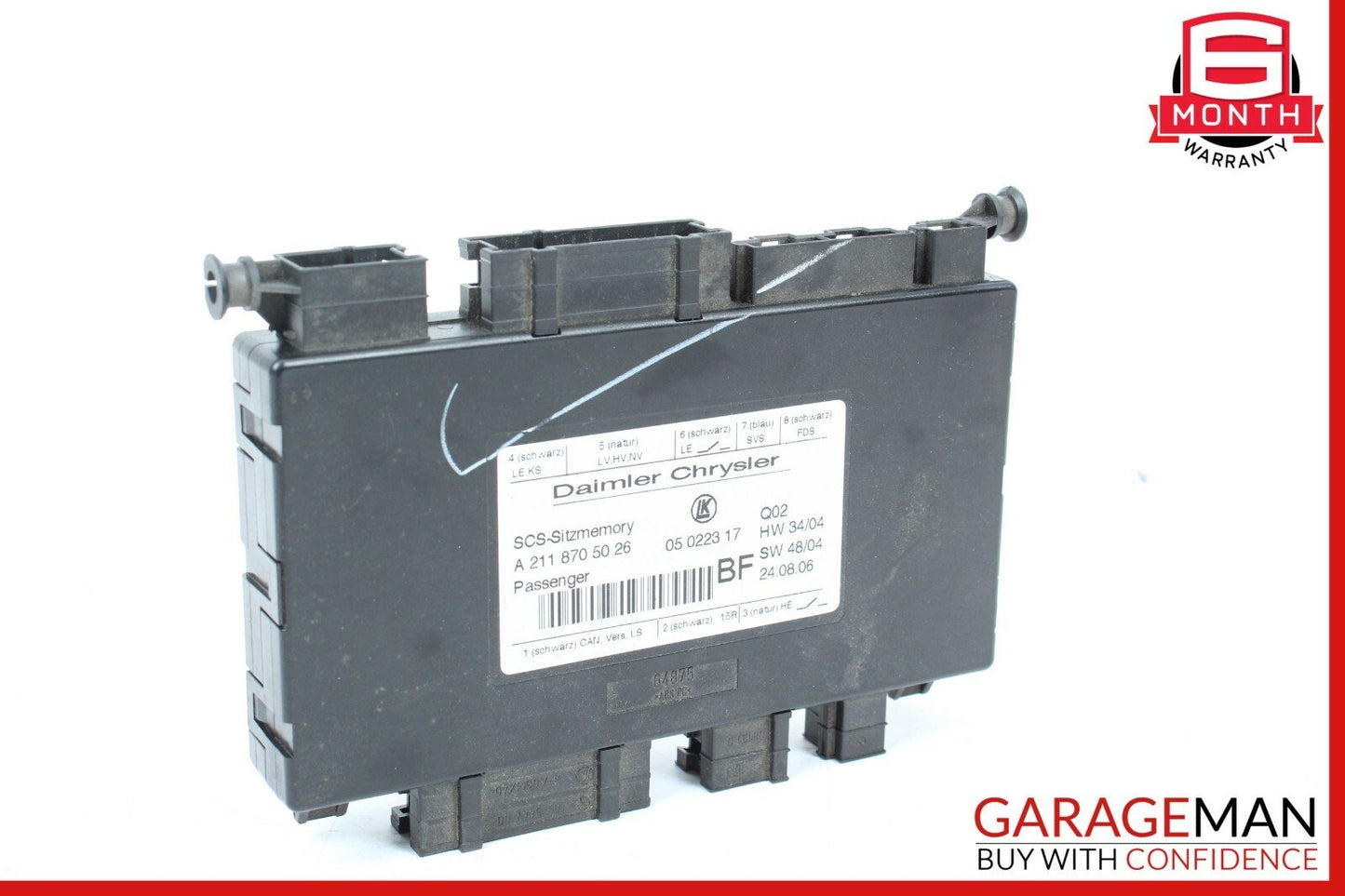 Mercedes R171 SLK350 E350 GL450 Front Right Side Under Seat Control Module OEM