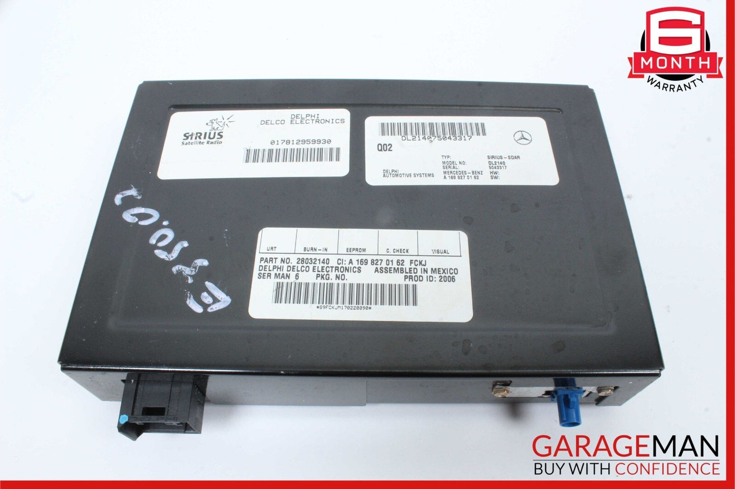 03-09 Mercedes W211 E350 E63 AMG Sirius Satellite Radio Receiver Module Unit