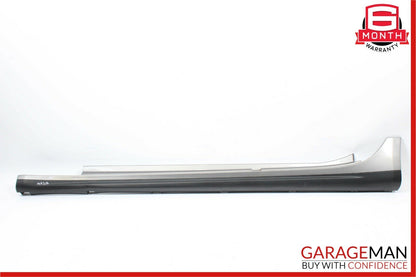 14-17 Maserati Ghibli Left Driver Side Rocker Skirt Molding Trim Panel Silver