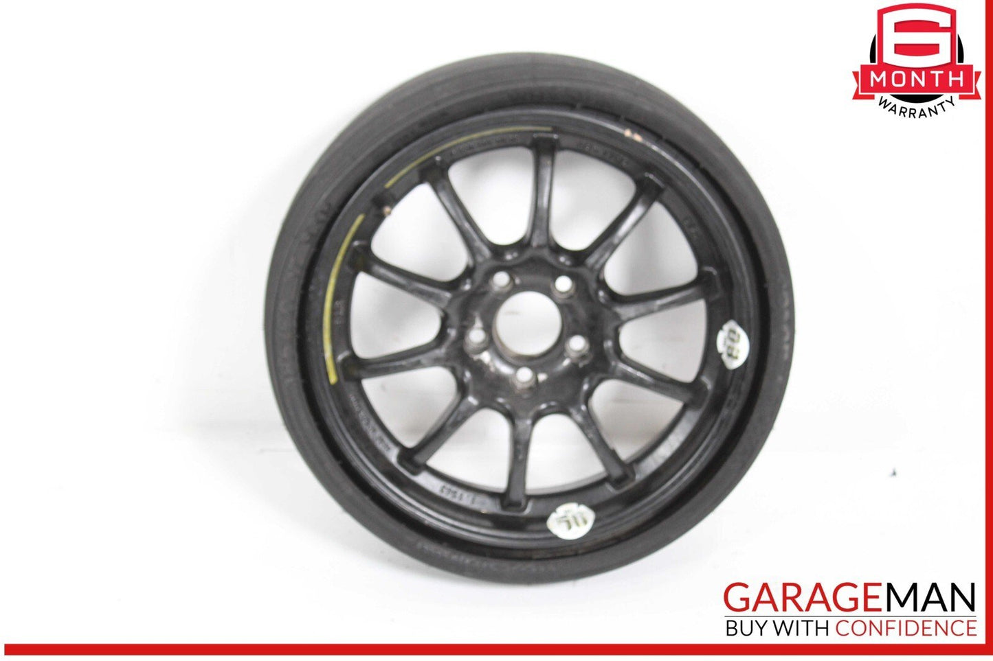 03-12 Mercedes R230 SL500 SL63 AMG Spare Tire Emergency Wheel Donut Rim 17" R17