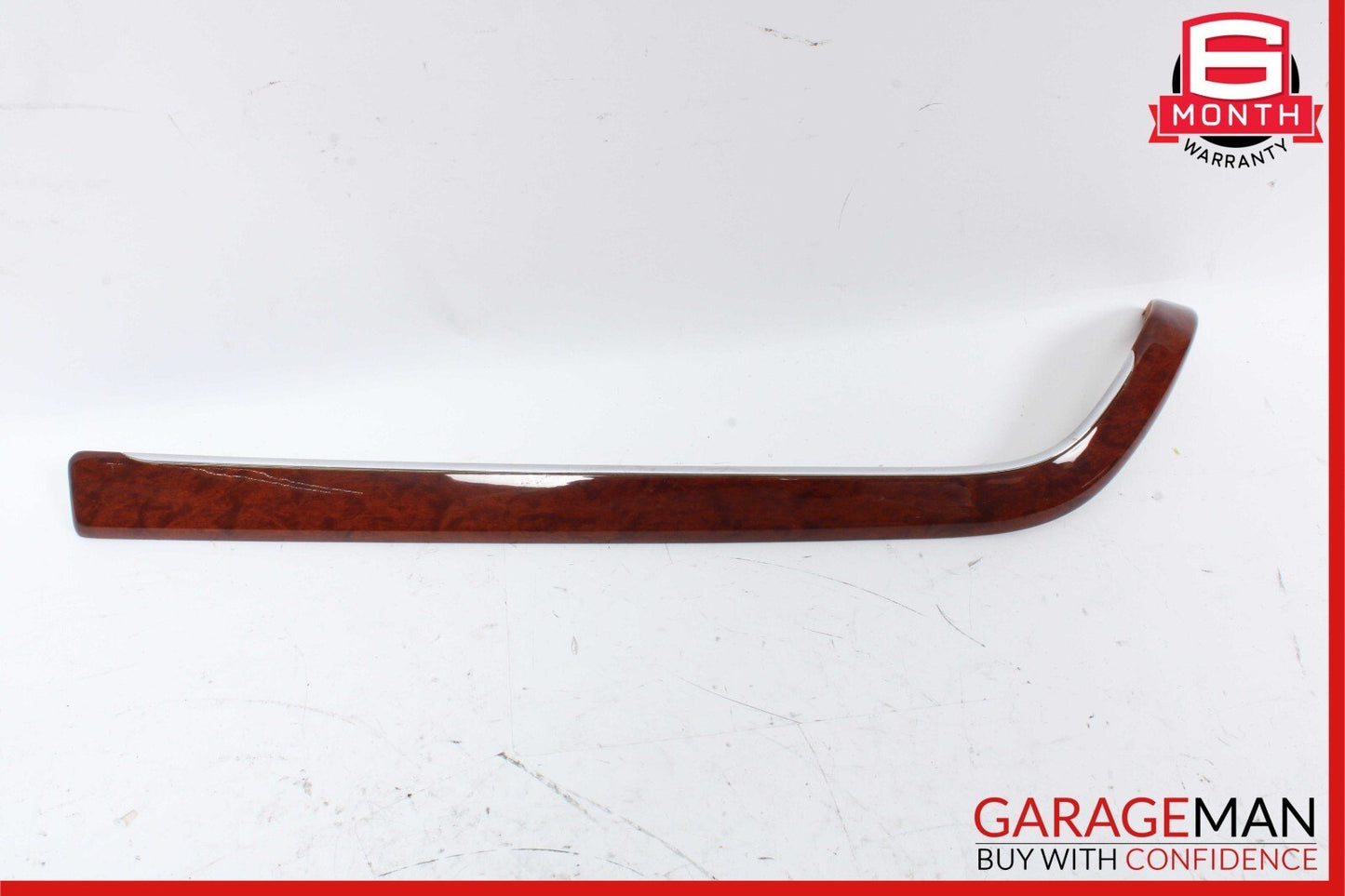 03-06 Mercedes W220 S430 S55 AMG Rear Left Driver Side Door Trim Bezel Wood OEM