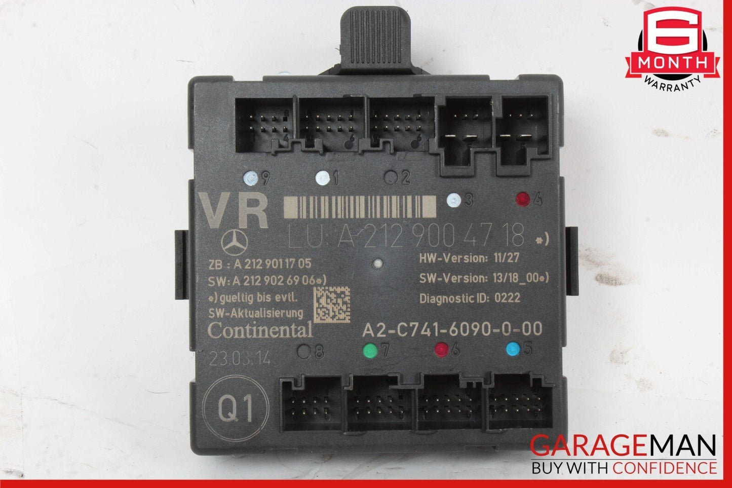 08-18 Mercedes W218 CLS550 C300 SLK250 Front Right Side Door Control Module Unit
