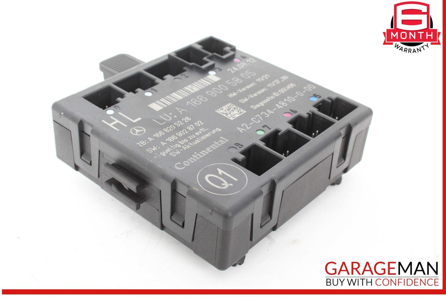 12-19 Mercedes X166 GL450 ML400 GLE350 Rear Left Side Door Control Module Unit