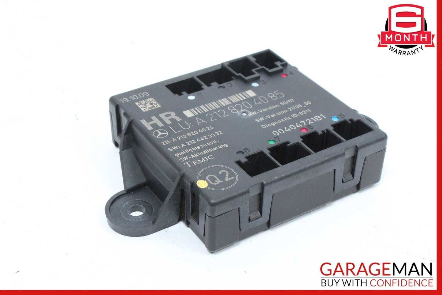 08-18 Mercedes W204 C300 CLS550 Rear Right Side Door Control Module OEM
