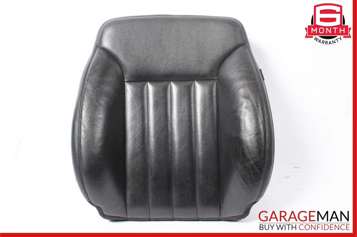 06-08 Mercedes W164 ML550 Front Left Side Top Upper Seat Cushion Cover Black