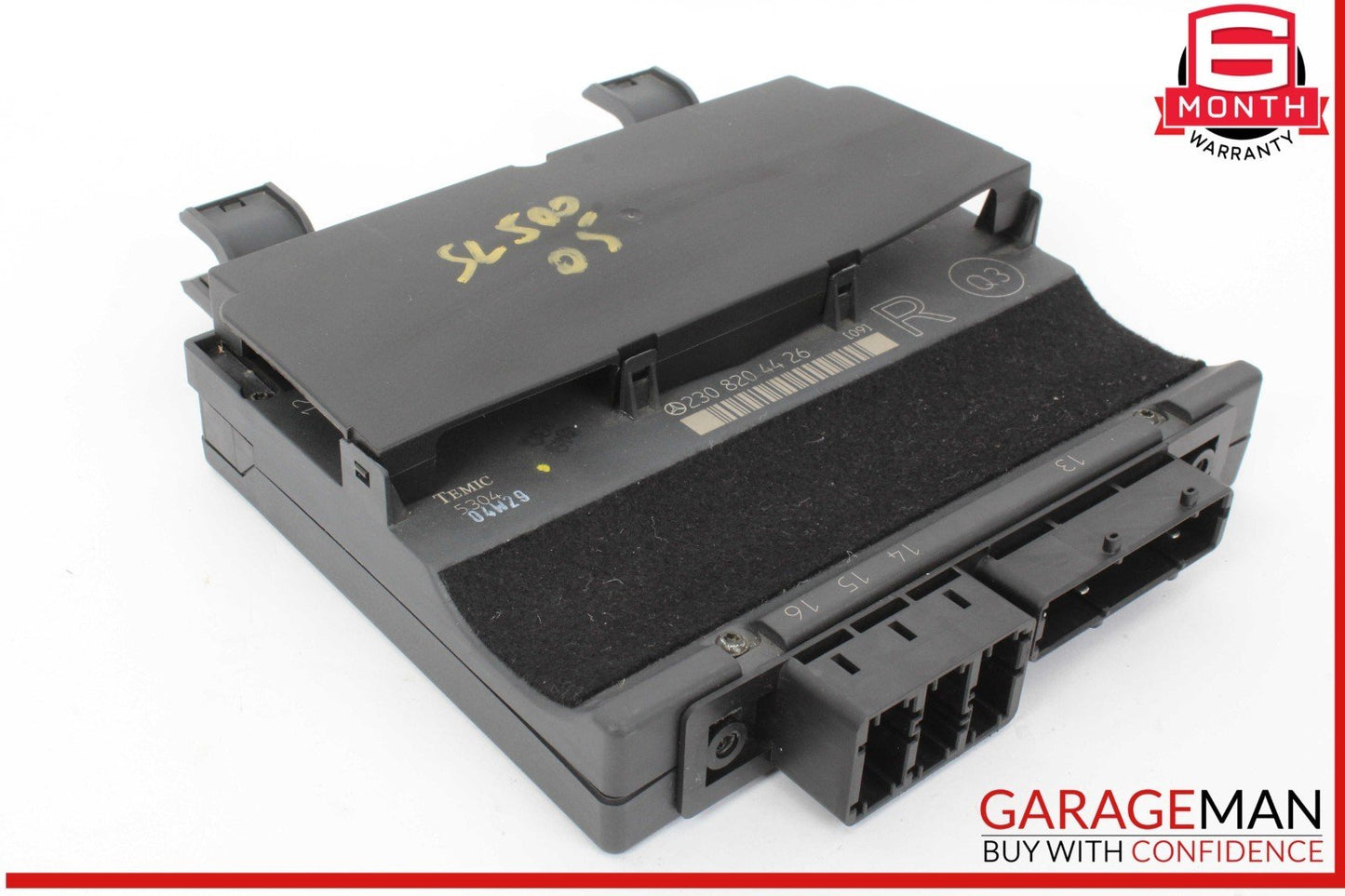03-06 Mercedes R230 SL500 SL55 AMG Under Seat Control Module Right Side OEM