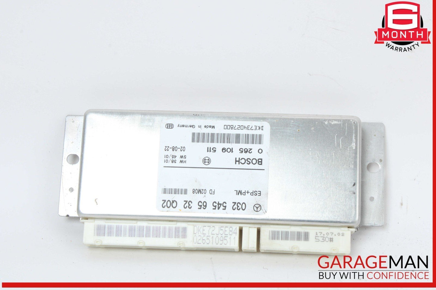 03-06 Mercedes R230 SL500 E500 SL55 ABS Control Module 0325456532 Genuine