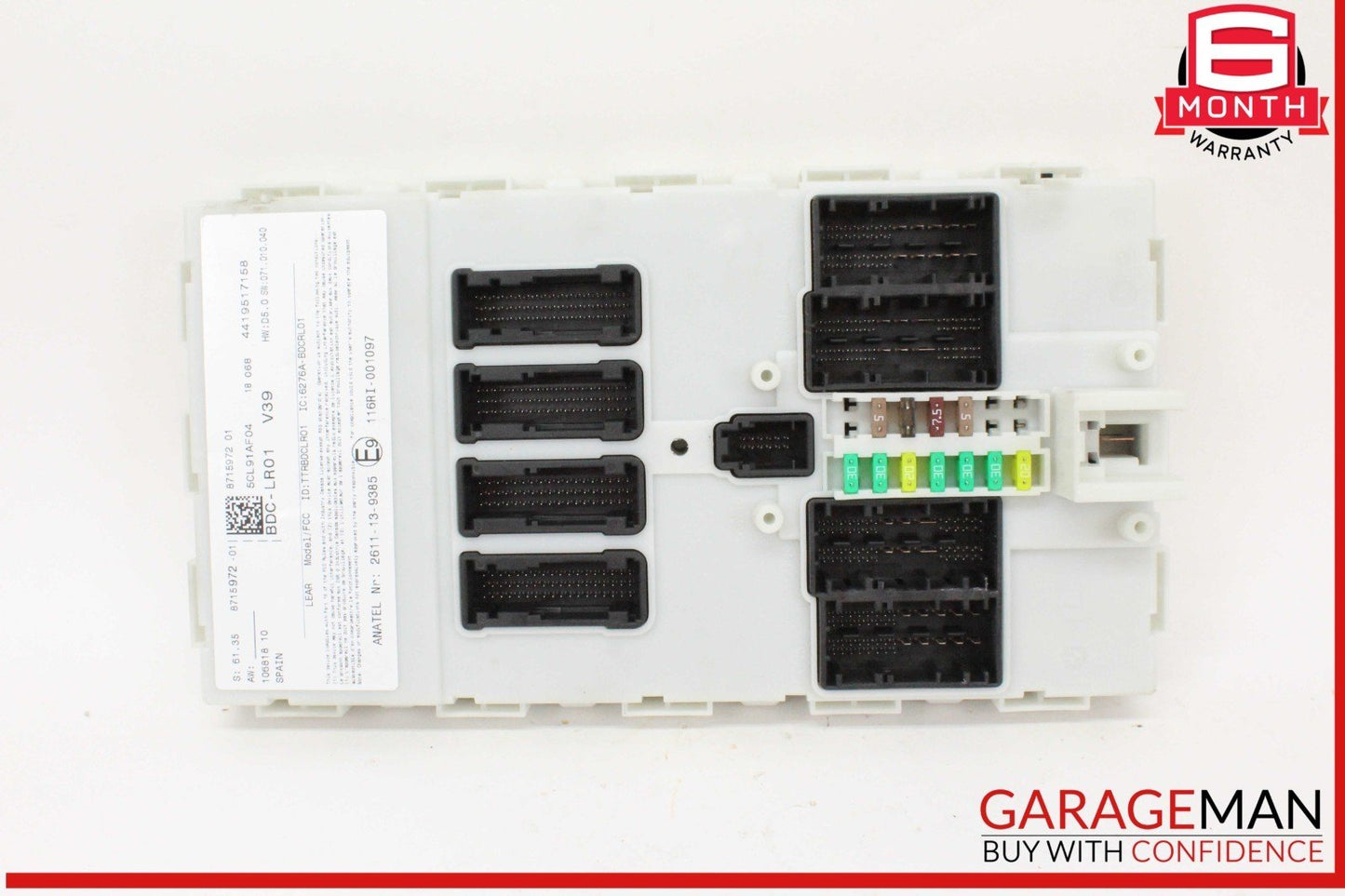 14-18 BMW X5 F15 X6 BCM Body Comfort Control Module Unit 8715972 OEM