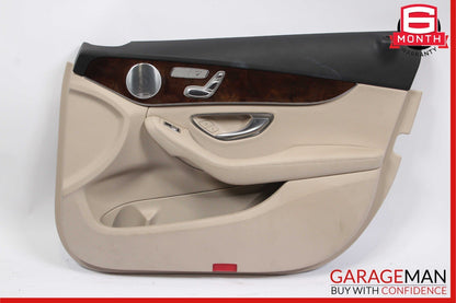 15-20 Mercedes W205 C300 C43 AMG Front Right Side Interior Door Panel Cover OEM