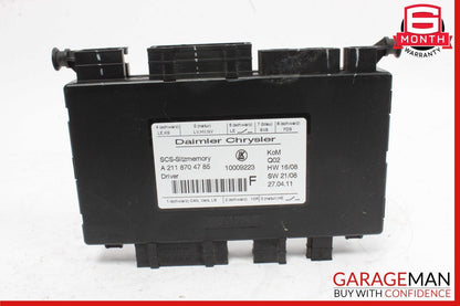 03-12 Mercedes ML500 GL350 E350 GL550 Front Left Side Seat Control Module Unit