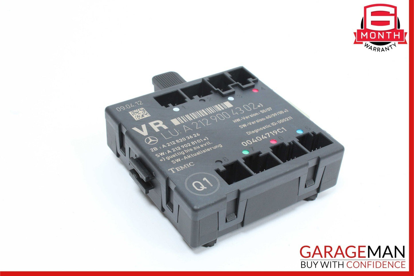 08-18 Mercedes W212 E350 C300 E400 Front Right Side Door Control Module OEM