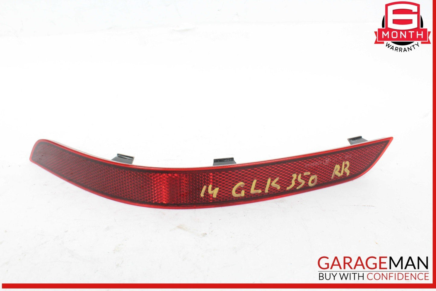 13-15 Mercedes X204 GLK350 Rear Right Passenger Side Bumper Reflector Marker OEM