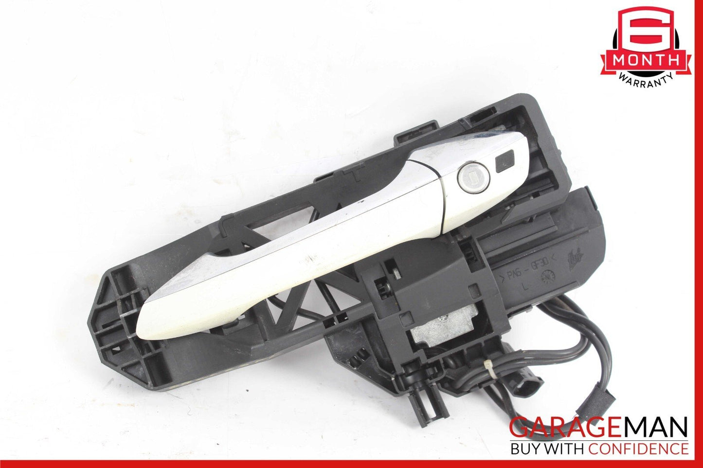 07-14 Mercedes W216 CL500 Front Left Side Exterior Door Handle Keyless Go White