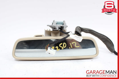 10-16 Mercedes W204 C250 Front Top Upper Rear View Mirror Assembly Beige OEM