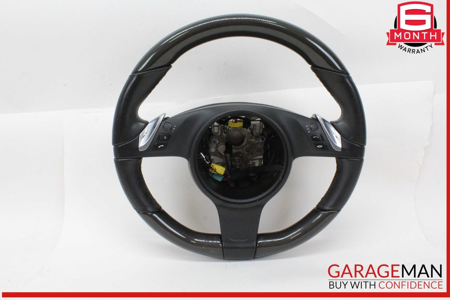 10-16 Porsche Panamera 970 E-Hybrid Carbon Fiber Steering Wheel 7PP419091CM OEM