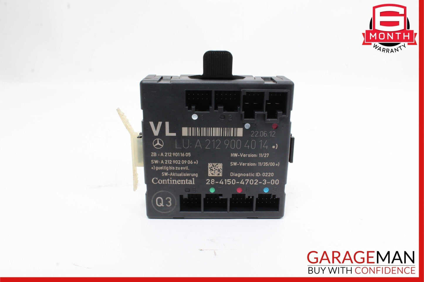 08-18 Mercedes W212 E350 E400 C250 Front Left Side Door Control Module Unit OEM