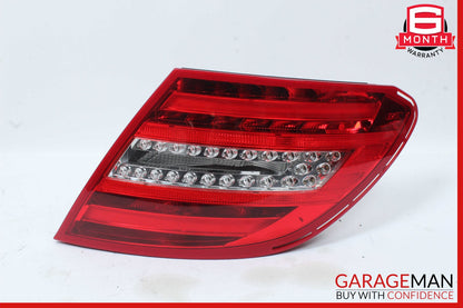 12-14 Mercedes W204 C250 C350 Tail Light Lamp LED Right Passenger Side OEM