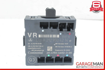 08-14 Mercedes W204 C250 C350 Front Right Side Door Control Module 2129004214