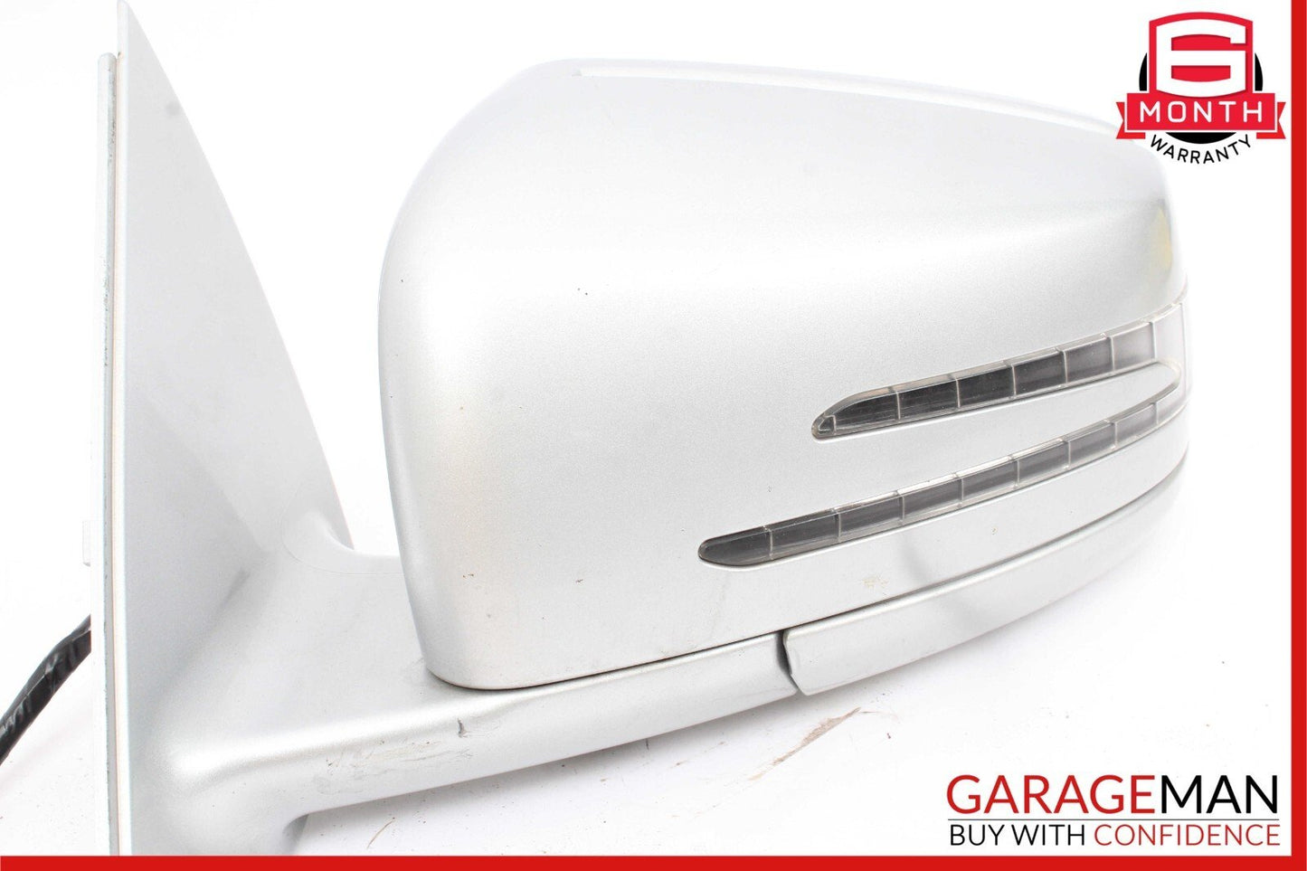 10-13 Mercedes W221 S550 S65 AMG Front Left Side Mirror Door Rear View Silver