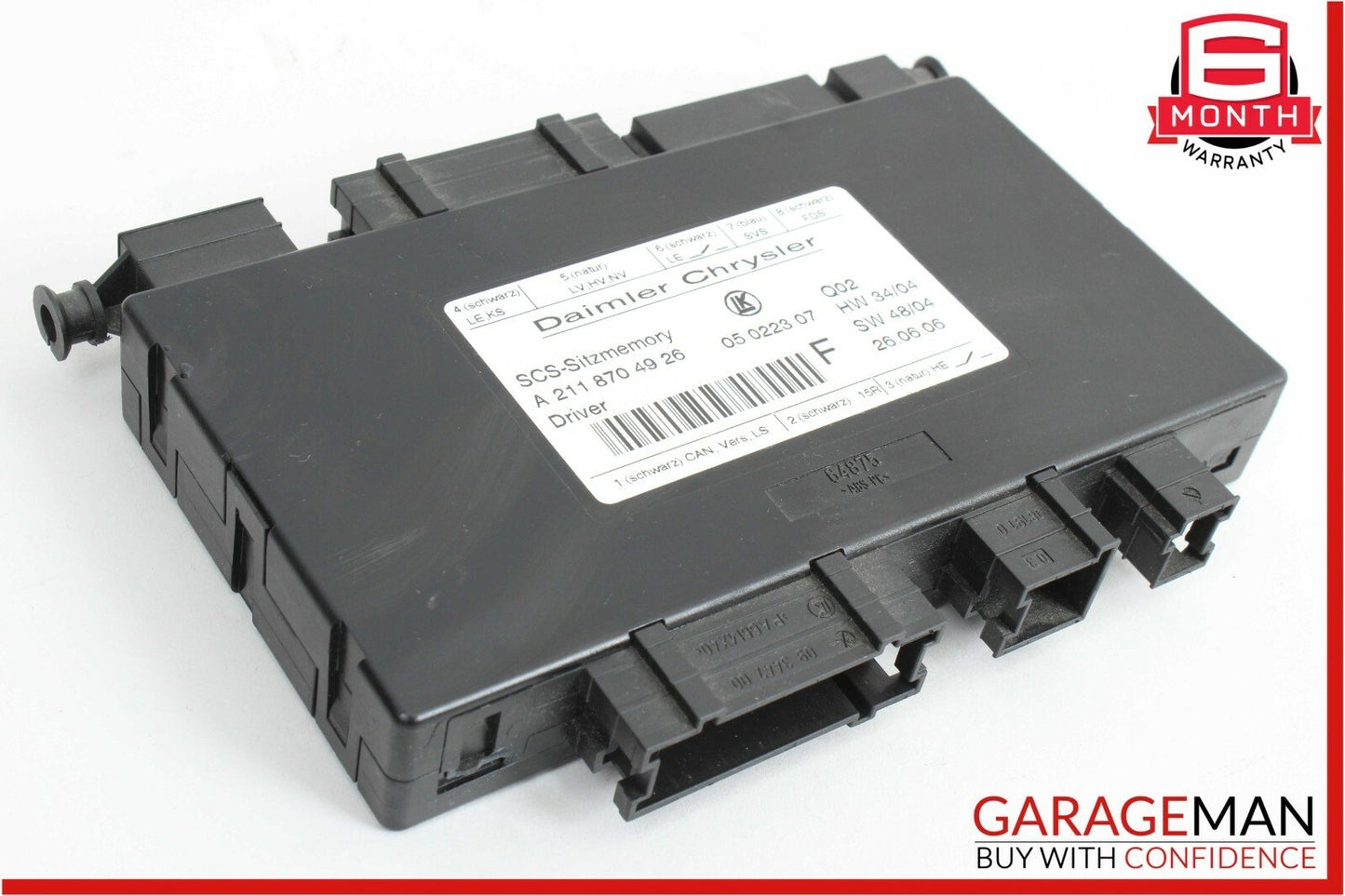 03-11 Mercedes CLS500 ML350 GL450 Front Left Side Seat Control Module Unit