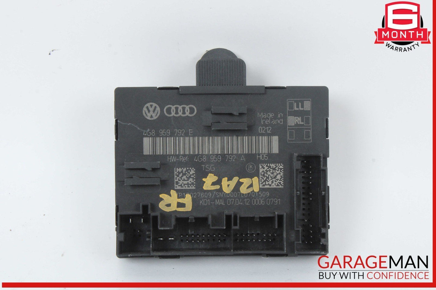 12-18 Audi A7 A6 Front Right Side Door Control Module Unit 4G8959792J OEM