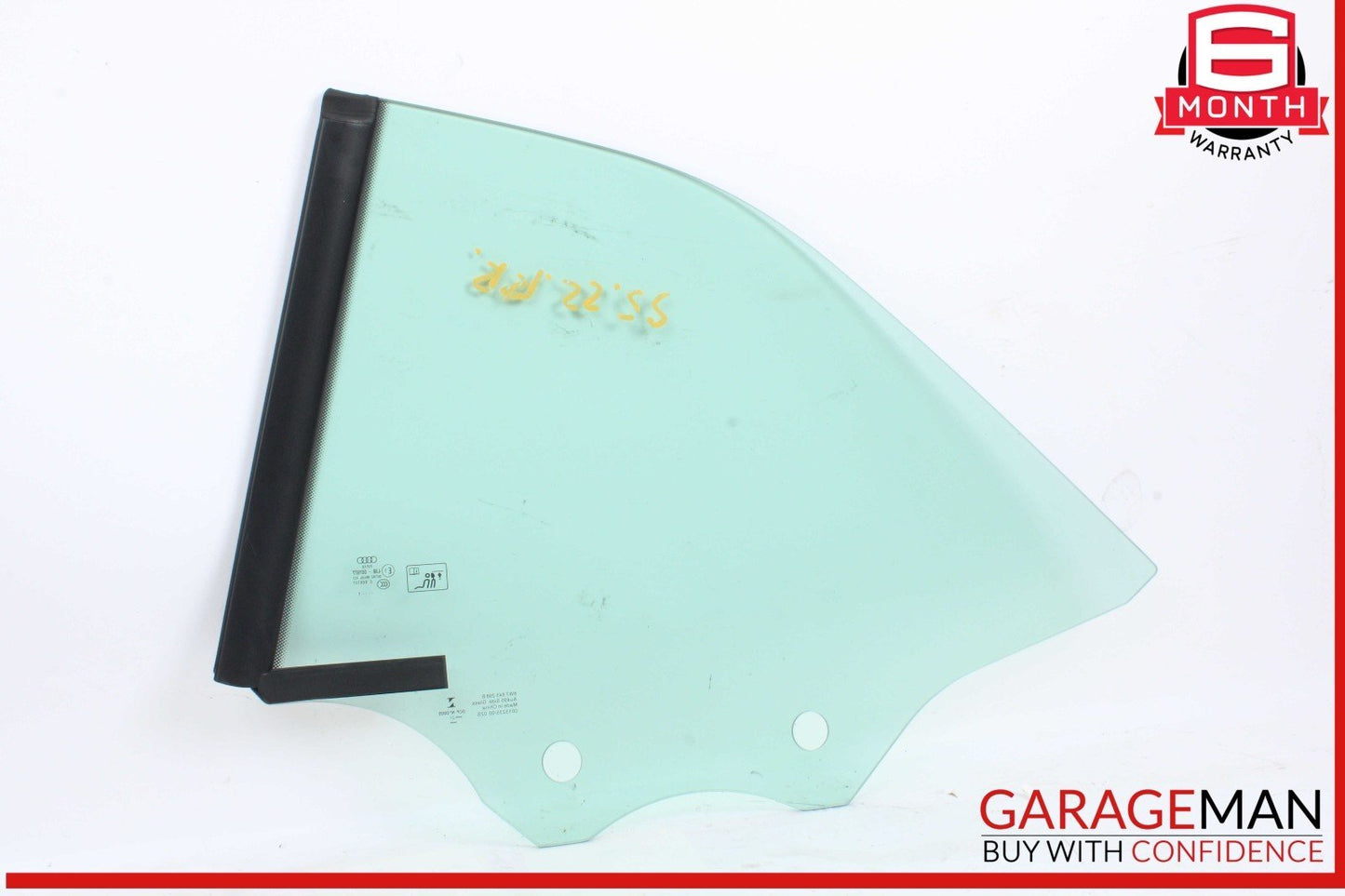 18-24 Audi S5 A5 Rear Right Passenger Side Quarter Window Glass 8W7845298B OEM