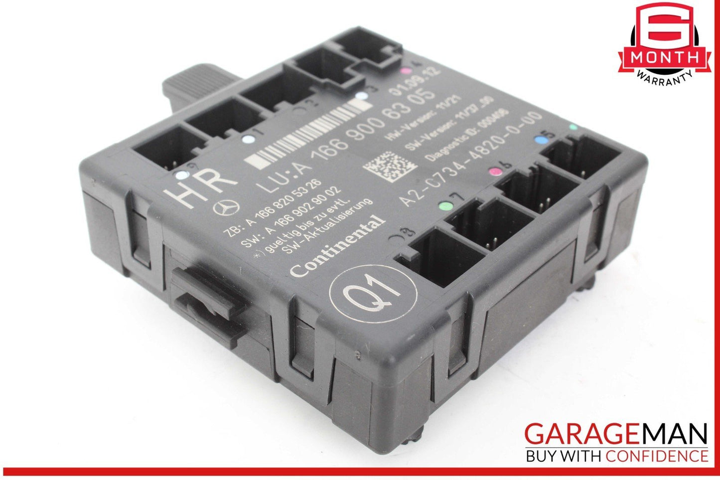 12-19 Mercedes X166 GL450 GLE350 Rear Right Side Door Control Module Unit OEM