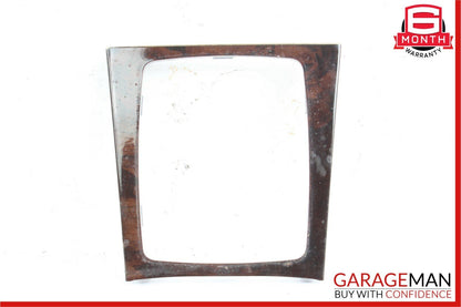 08-15 Mercedes W204 C250 C300 C350 Center Console Shift Shifter Bezel Trim Wood