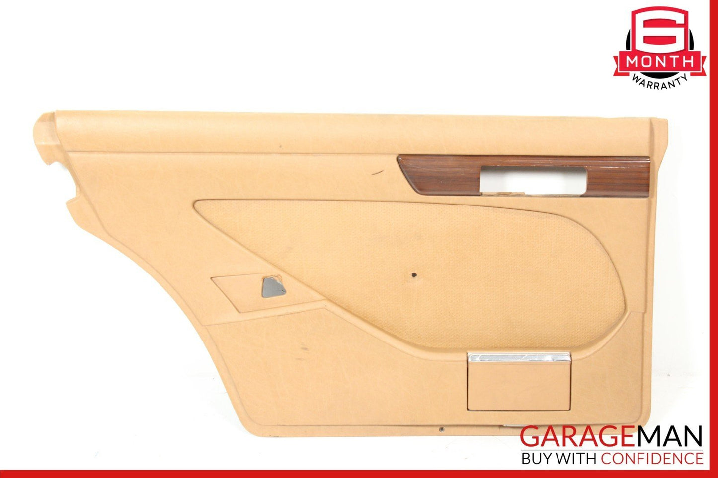86-91 Mercedes W126 420SEL Rear Left Side Interior Door Trim Panel Cover OEM