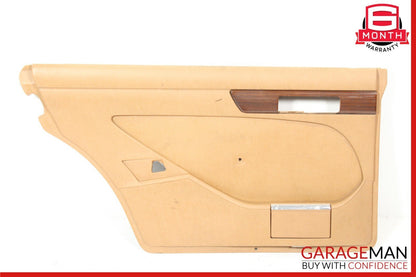 86-91 Mercedes W126 420SEL Rear Left Side Interior Door Trim Panel Cover OEM