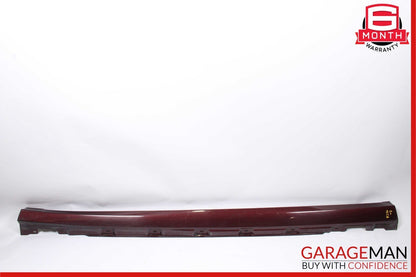 06-13 Mercedes W251 R350 Left Side Skirt Rocker Moulding Panel Carneol Red OEM