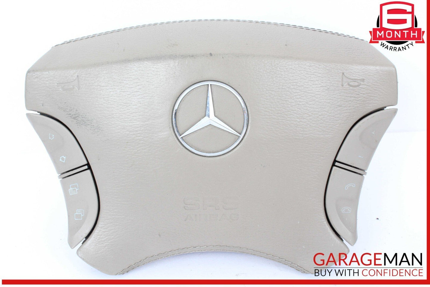 00-06 Mercedes W215 CL500 CL600 Steering Wheel Air Bag Airbag Beige OEM