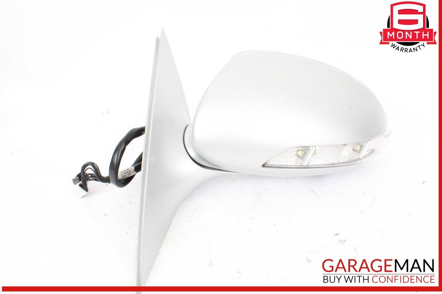 07-09 Mercedes W221 S550 S600 Front Left Side Door Rear View Mirror Silver OEM