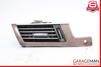10-13 Mercedes W212 E350 E550 Front Left Side Dash AC A/C Air Vent Trim Wood