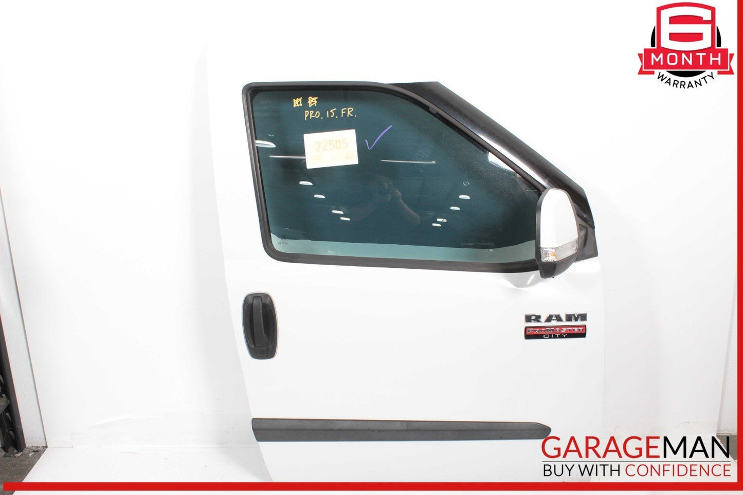 15-22 Ram Promaster City Front Right Passenger Side Door Shell White OEM
